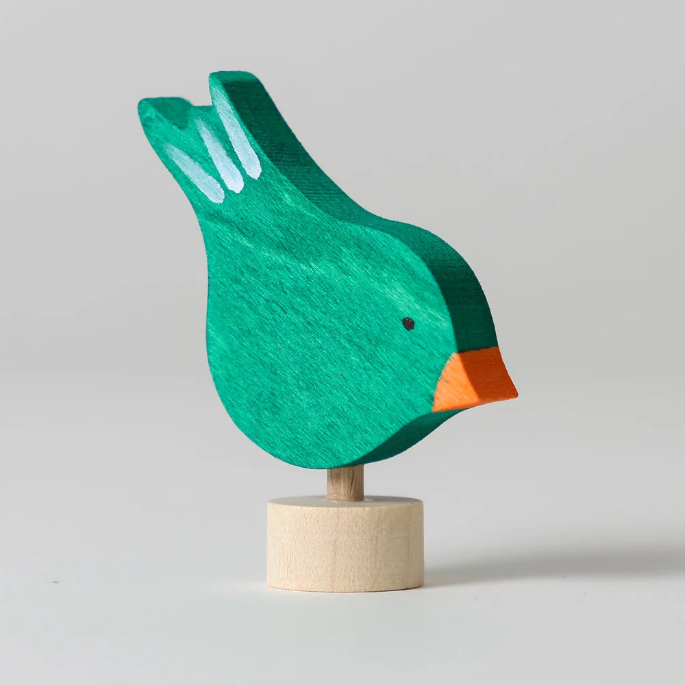 Grimms Steckfigur pickender Vogel