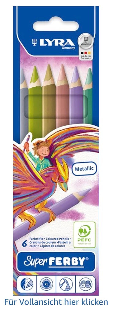 Lyra Metallic Stifte Set mit 6 Stiften