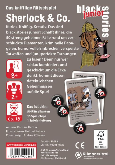 Moses black stories junior Sherlock & Co.