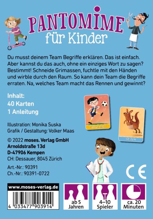 Moses Pantomime für Kinder