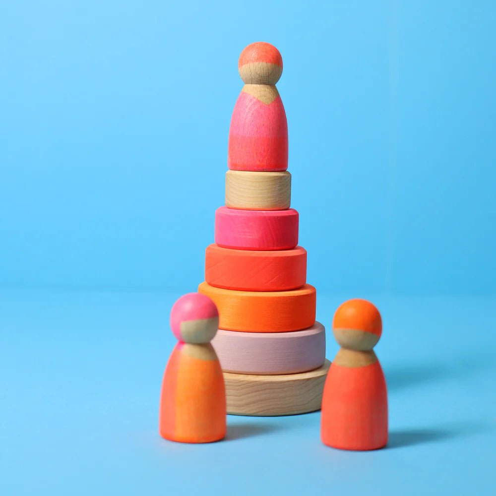 Grimm’s Scheibenturm Neon Pink klein