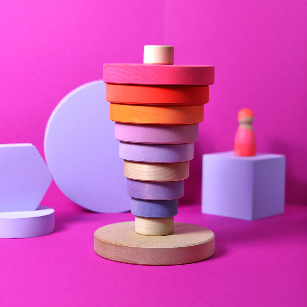 Grimms Scheibenturm Neonpink groß