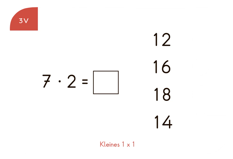 Kölner Lernspielverlag - kleines 1x1 zweite Klasse