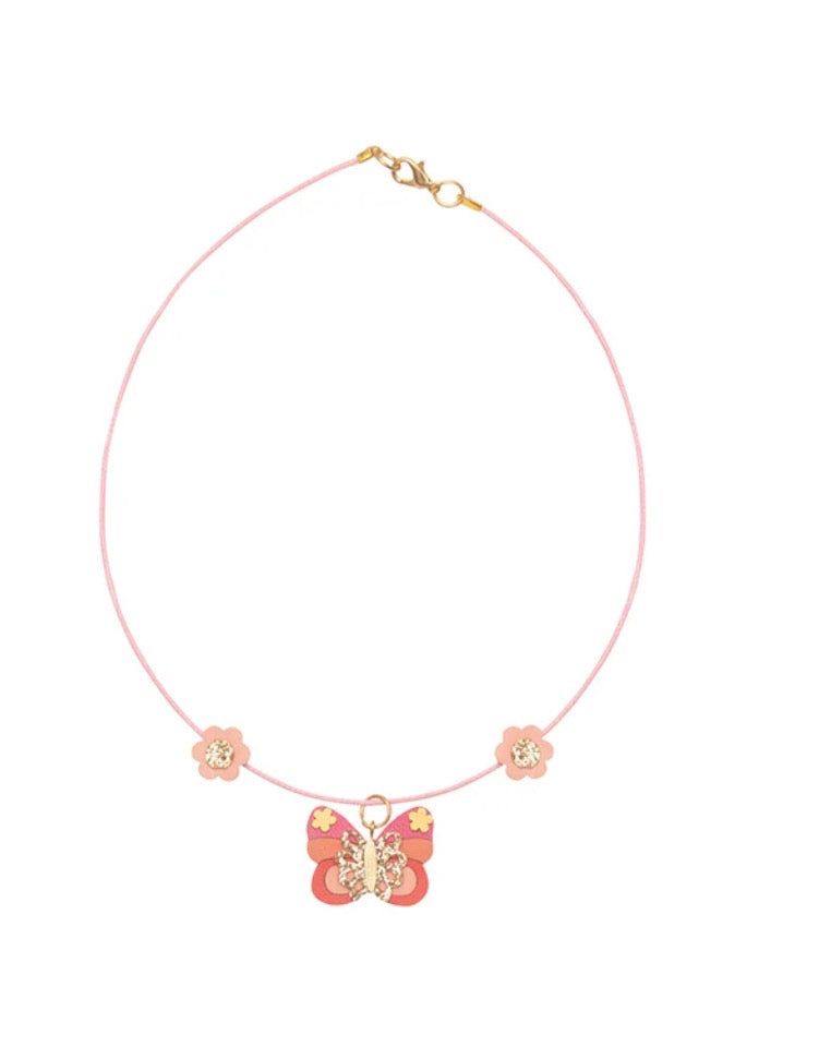 Rockahula Kette Blume und Schmetterling.