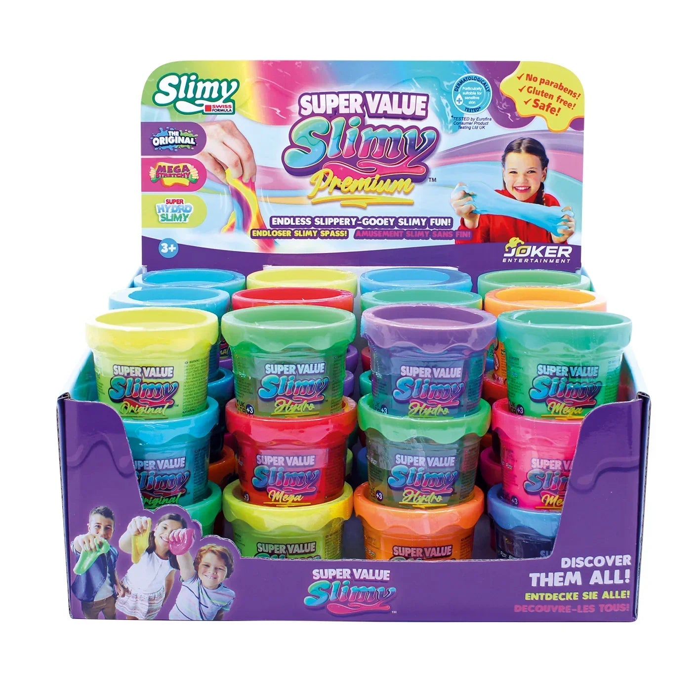 Slimy Super Value 56 Gramm Becher - verschiedene Sorten