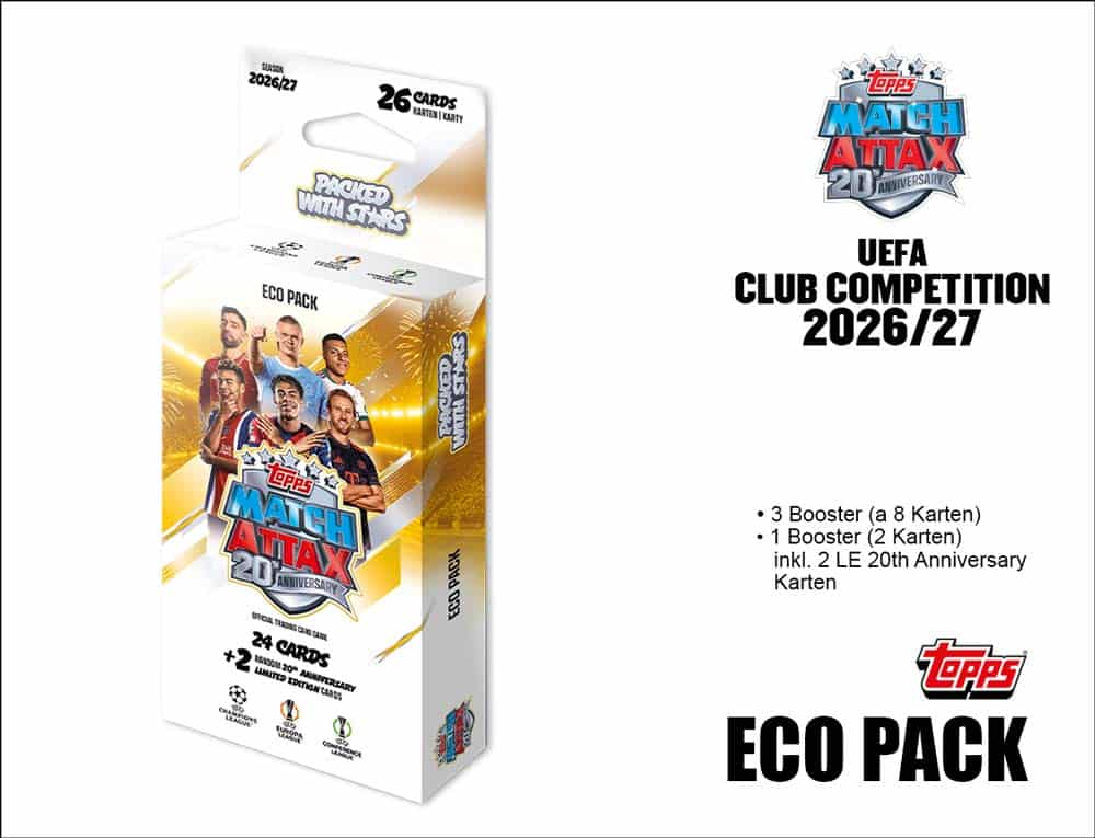 Topps Match Attax Champions League 2026/2027 Eco Pack