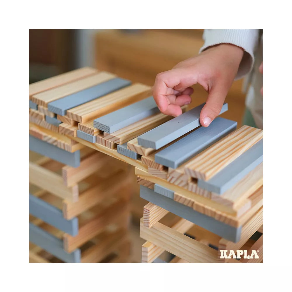 Kapla 40er Quadrate Grau