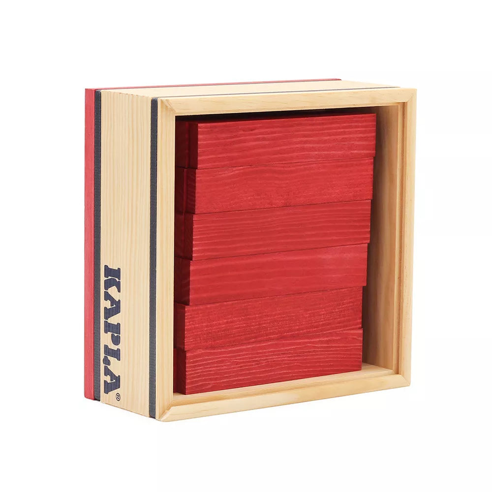 Kapla 40er Quadrate Rot