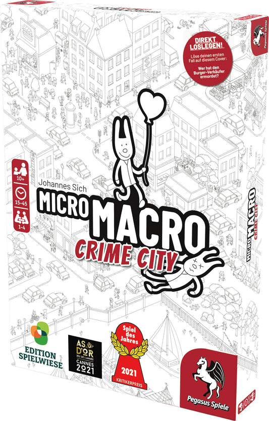 Pegasus MicroMacro Crime City  – Werde zum Meisterdetektiv!