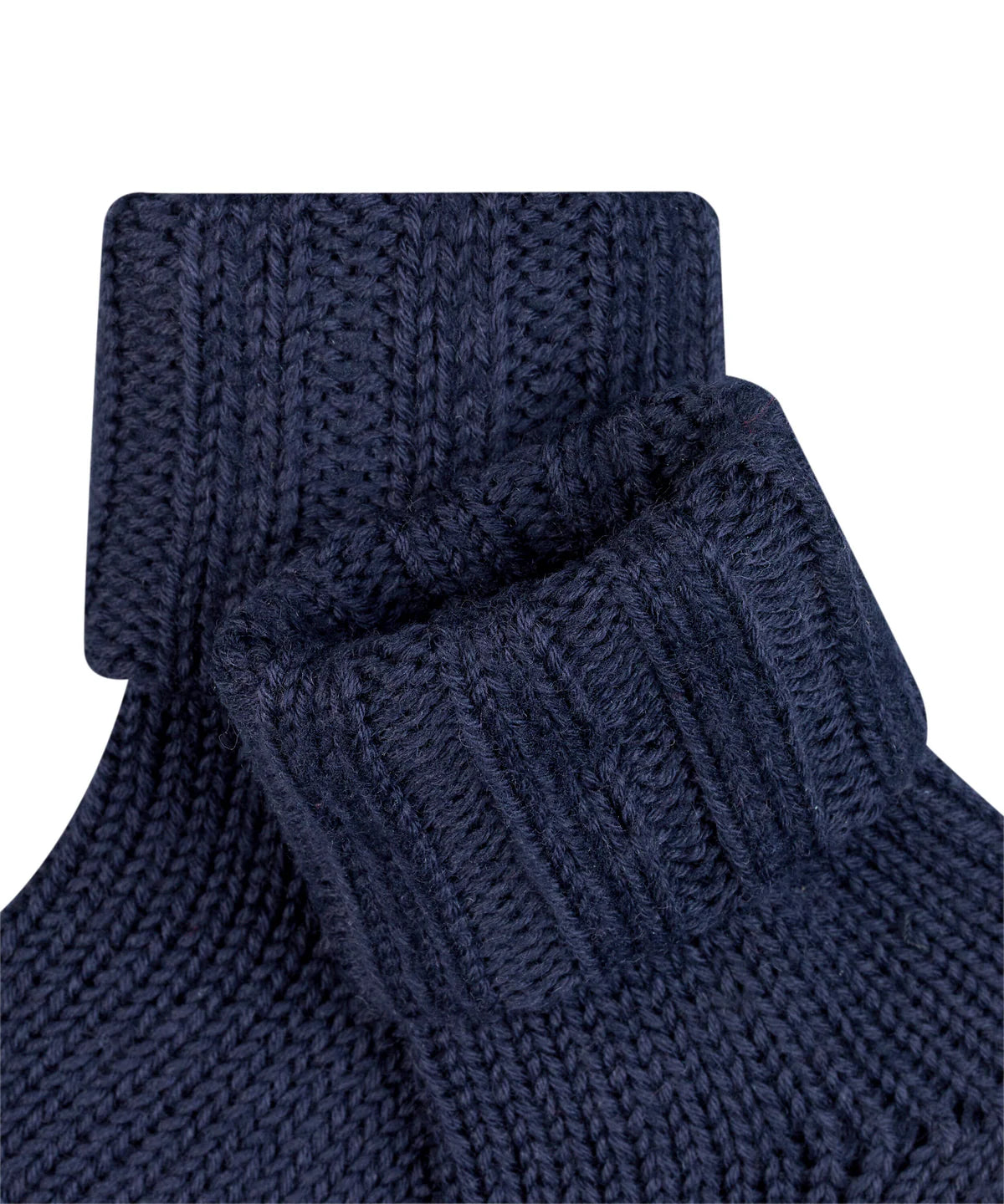 Falke kuschelige Merino-Baumwoll Söckchen dunkelblau