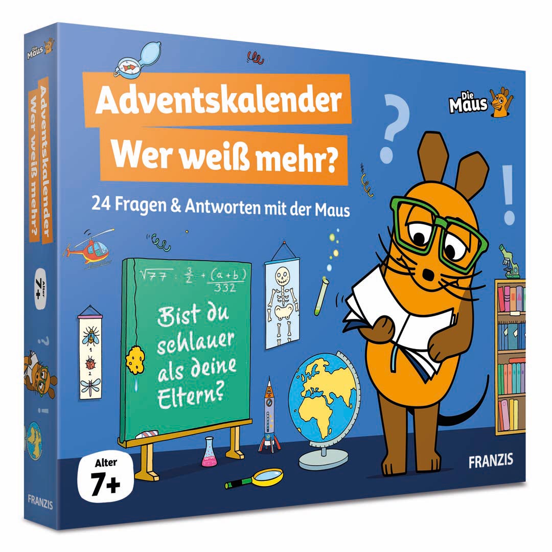 Franzis Die Maus Adventskalender 24 Fragen und Antworten mit der Maus