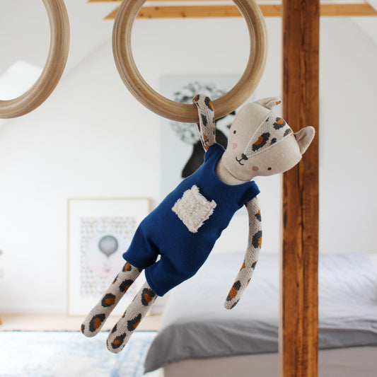 Ava&Yves Kuscheltier Leopardenjunge 50cm