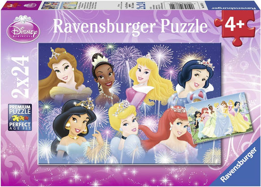 RAVENSBURGER – 2 x 24-teiliges Puzzle Disney