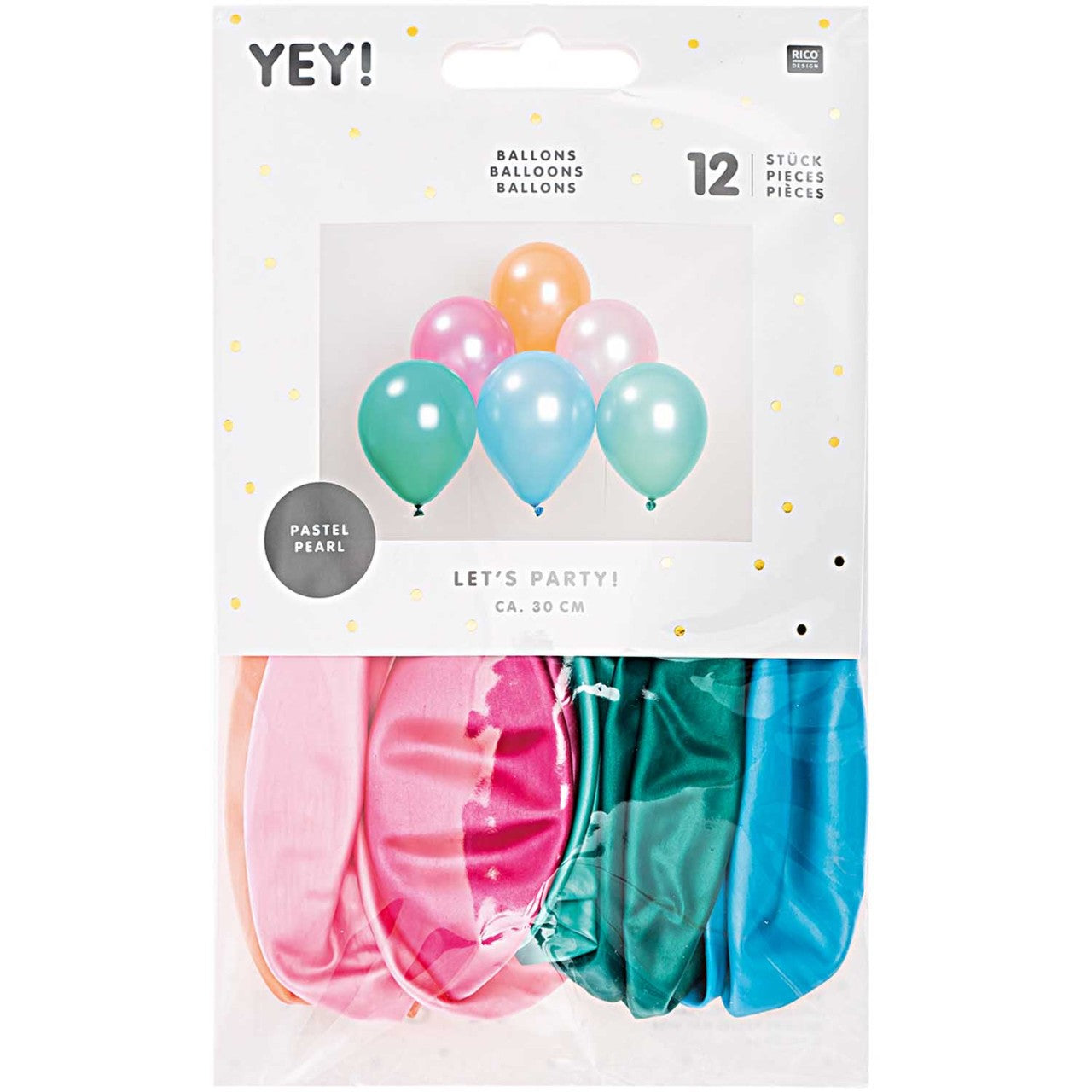 Rico Design Luftballons Pastell