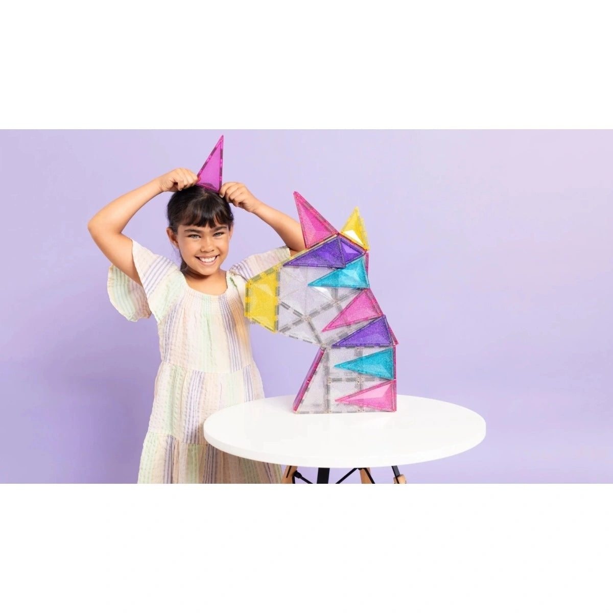 Connetix Magnetbausteine Glitter Unicorn Pack 56 Teile - Vorbestellung -