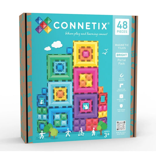Connetix Magnetbausteine Bright Portal Pack 48 Teile