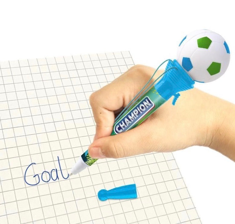 Trendhaus Fußball Kuli mit Ballspiel