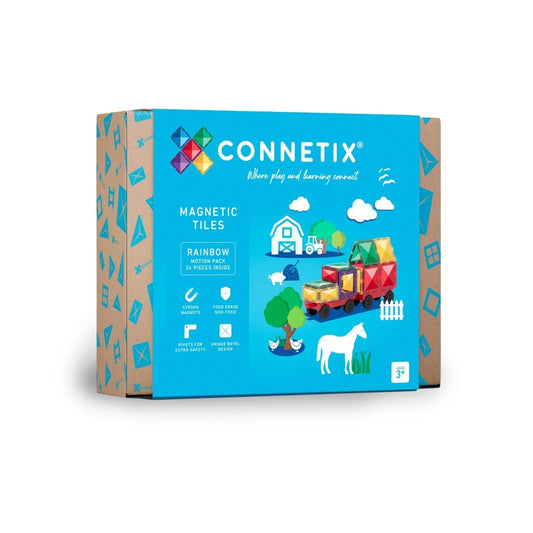 Connetix Rainbow Motion Pack 24 Stück Magnetbausteine
