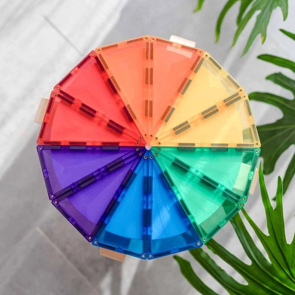 Connetix Magnet Bausteine Rainbow 30 Teile