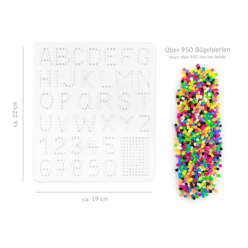 ABC CHAMPIONS Bügelperlen Lernspaß Set Buchstaben & Zahlen