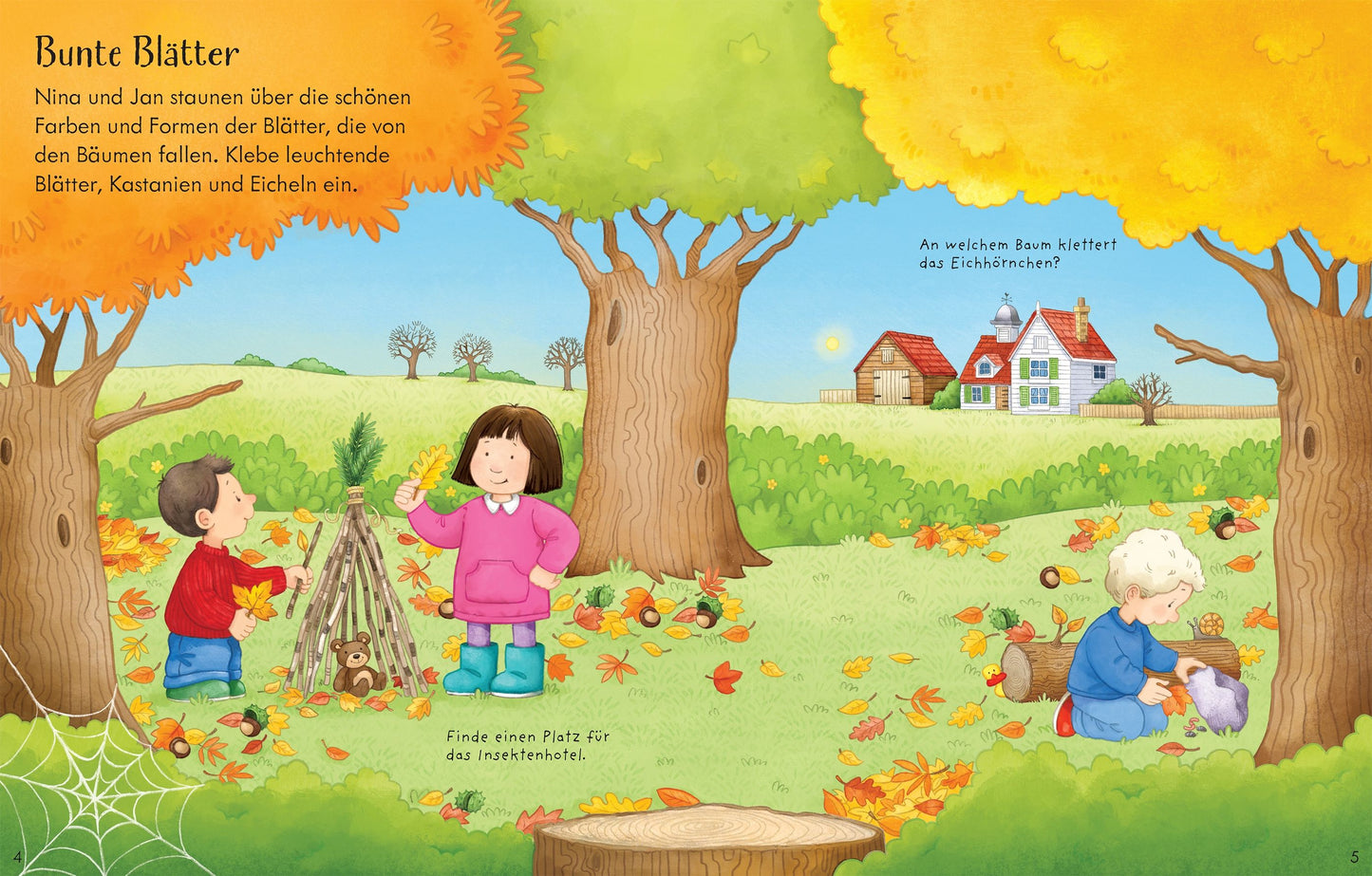 Usborne Mein erstes Stickerbuch Der Herbst ist da!