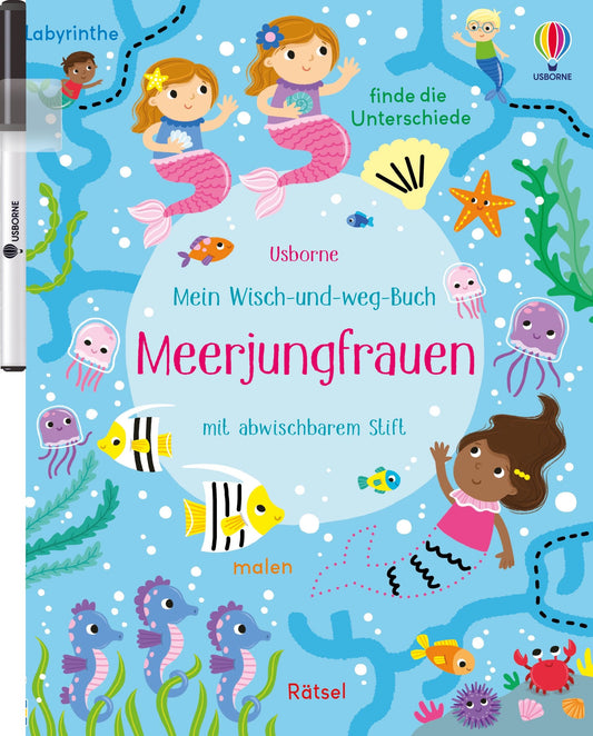 Usborne Mein wisch und weg Buch Meerjungfrauen