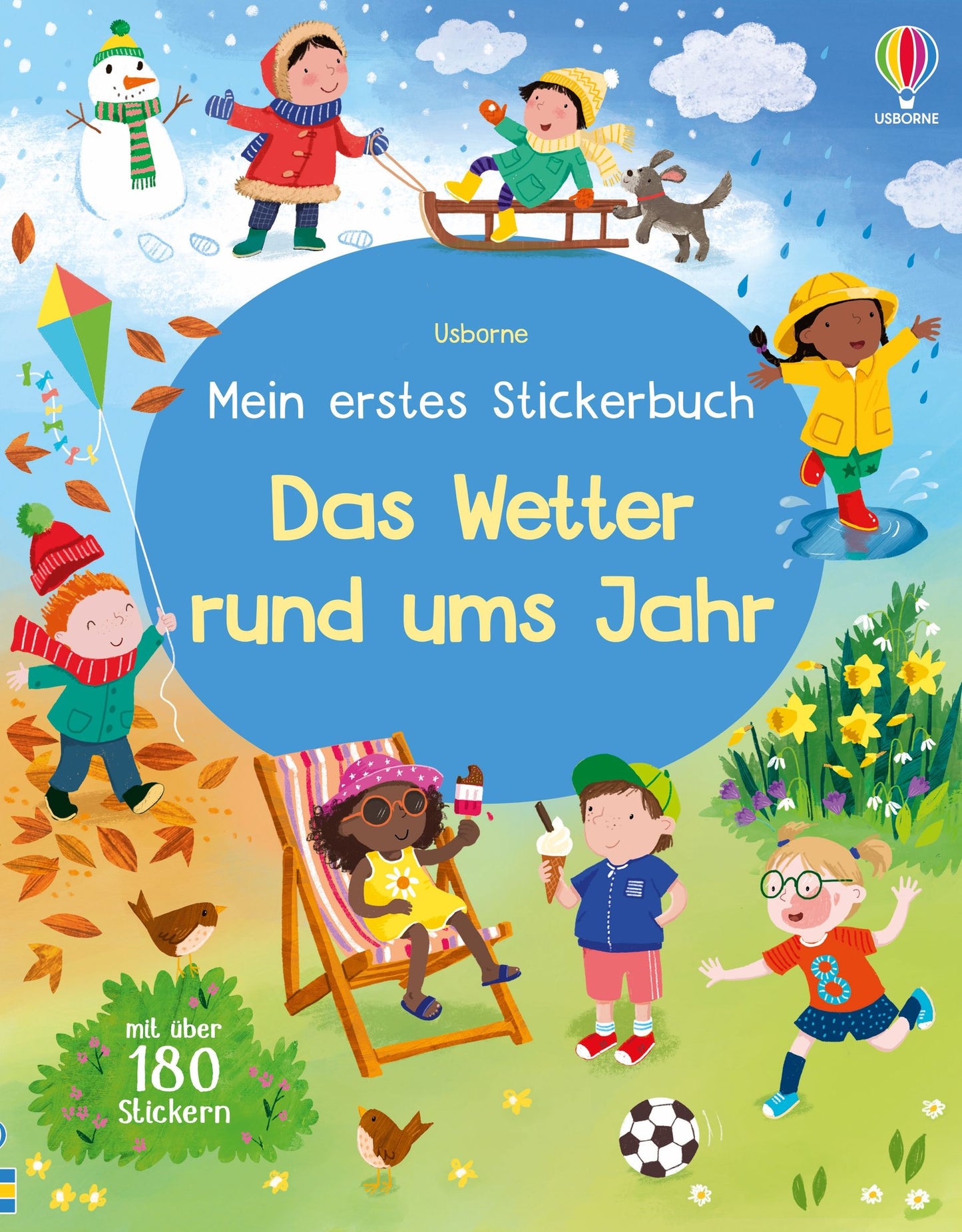 Usborne Mein erstes Stickerbuch: Das Wetter rund ums Jahr