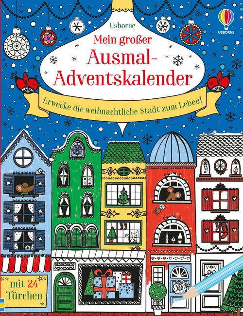 Usborne mein großer Ausmal-Adventskalender