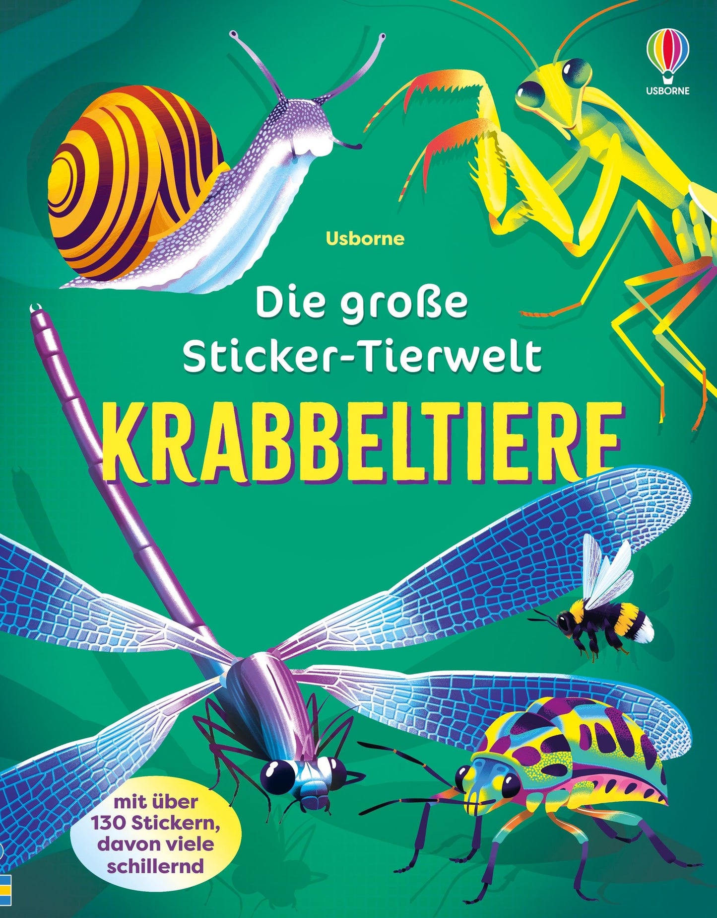 Usborne die große Sticker-Tierwelt Krabbeltiere