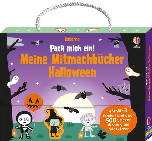 Usborne meine Mitmachbücher Halloween - pack mich ein