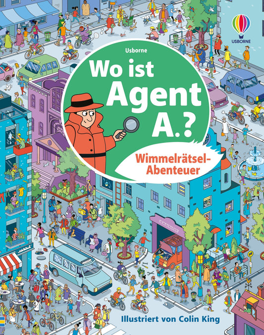 Usborne Wimmelrätsel-Abenteuer: Wo ist Agent A.?
