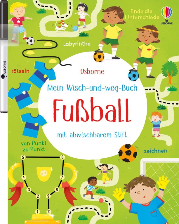 Usborne Mein wisch und weg Buch - Fußball