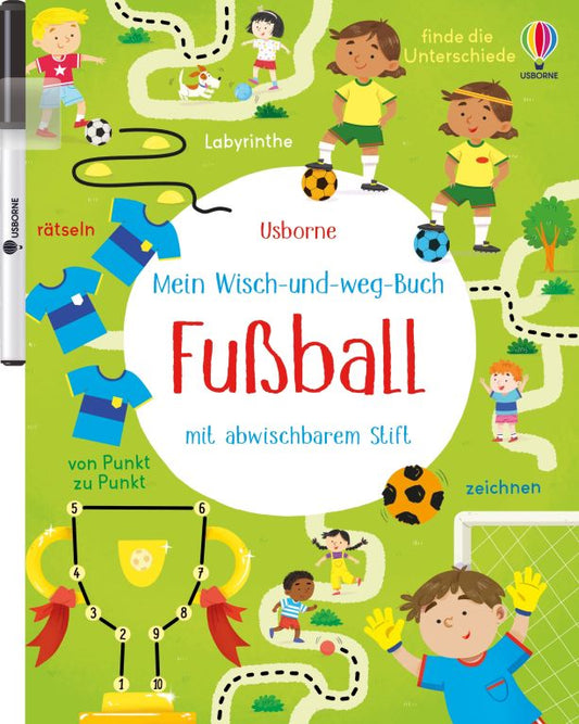 Usborne Mein wisch und weg Buch - Fußball