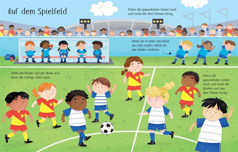 Usborne Mein wisch und weg Buch - Fußball
