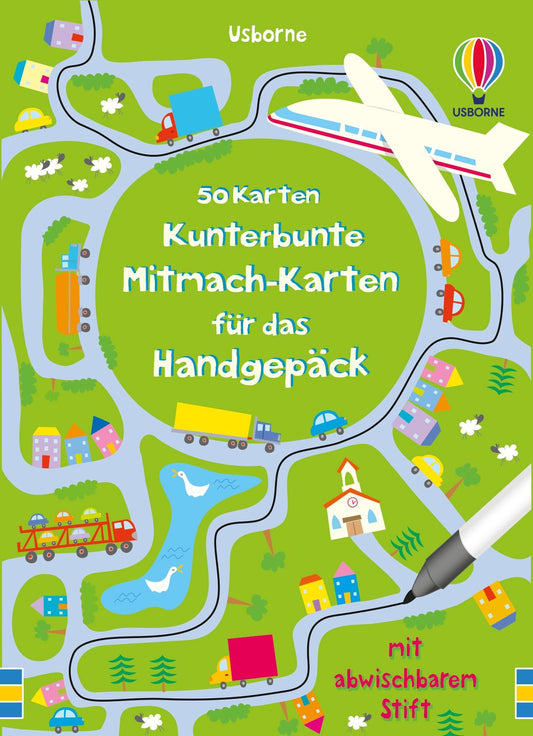 Usborne 50 Karten: Kunterbunte Mitmach-Karten für das Handgepäck 6+
