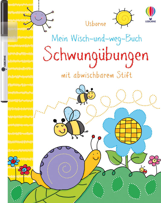 Usborne Mein Wisch-und-weg-Buch: Schwungübungen