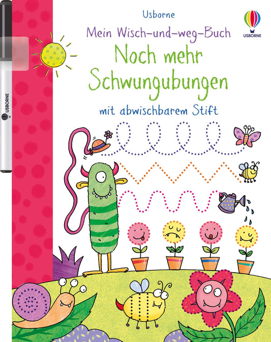 Usborne Mein Wisch-und-weg-Buch: Noch mehr Schwungübungen