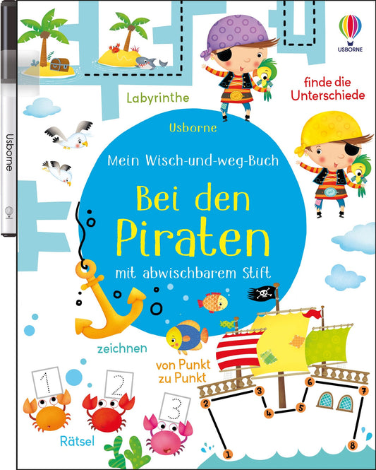 Usborne Mein wisch und weg Buch Bei den Piraten