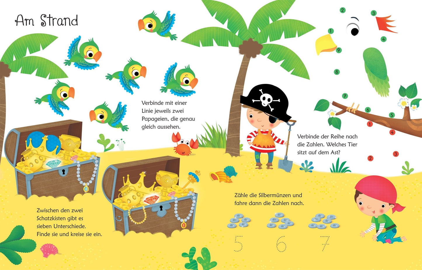 Usborne Mein wisch und weg Buch Bei den Piraten