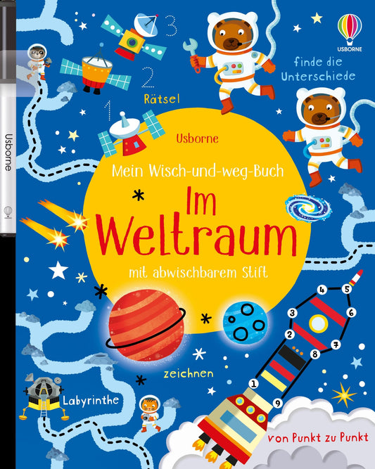 Usborne Mein wisch und weg Buch Im Weltraum