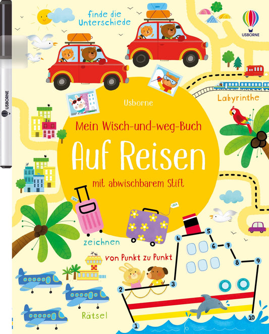 Usborne mein wisch und weg Buch Auf Reisen