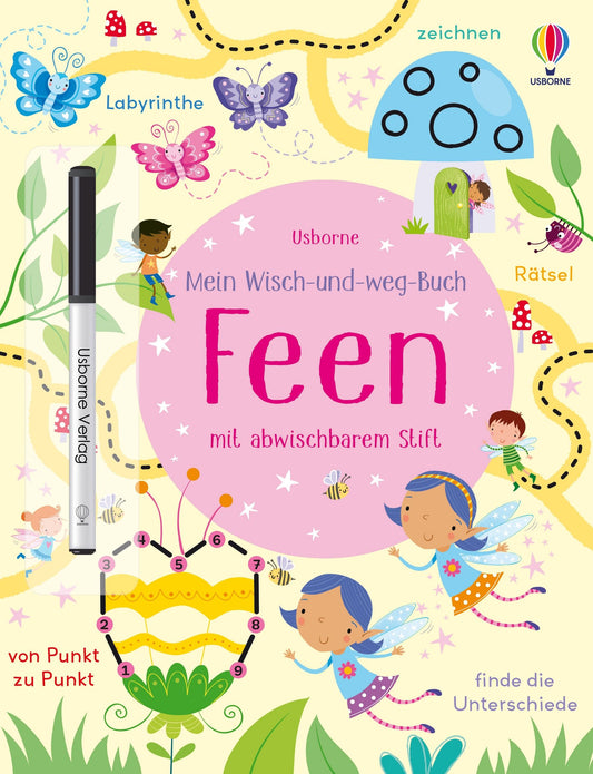 Usborne Mein wisch und weg Buch Feen