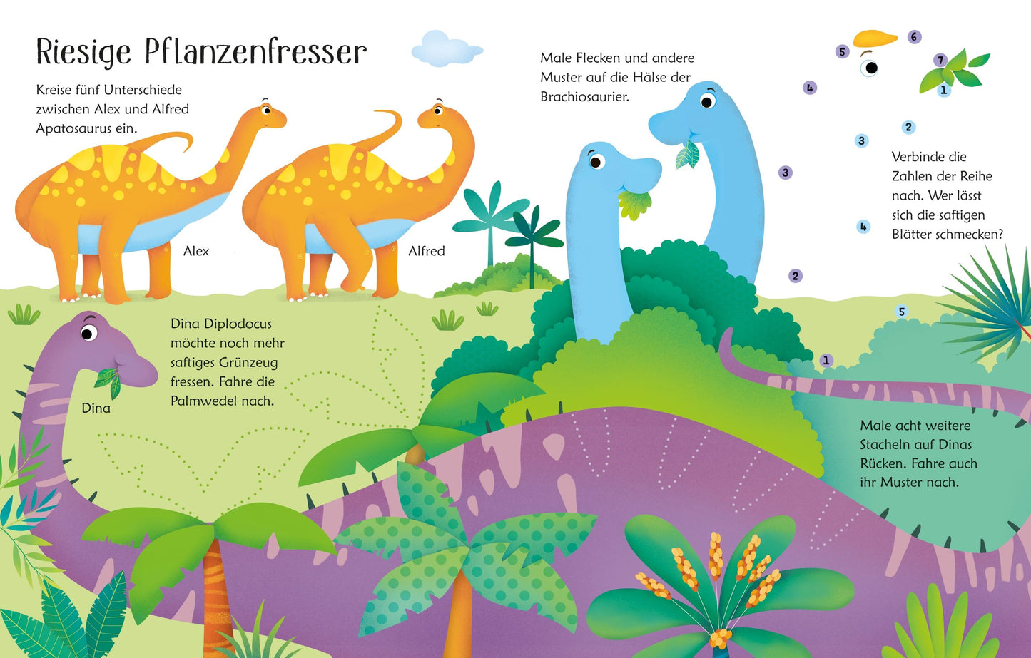 Usborne Mein wisch und weg Buch Dinosaurier