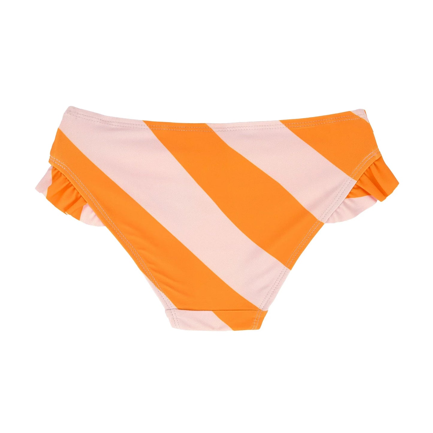 Lässig BIKINIHOSE KINDER - STREIFEN, ROSA ORANGE