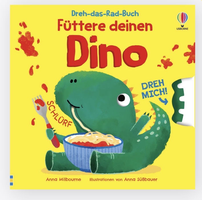 Usborne Dreh-das-Rad-Buch: Füttere deinen Dino