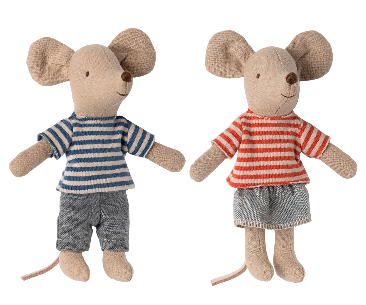 Maileg LouiMax und Stella kleine Geschwistermäuse