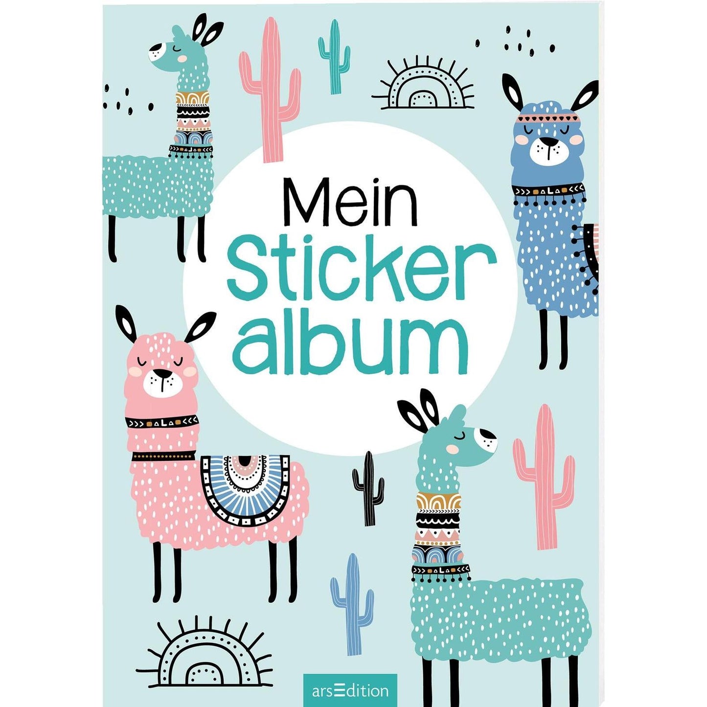 Arsedition mein Stickeralbum Lamas