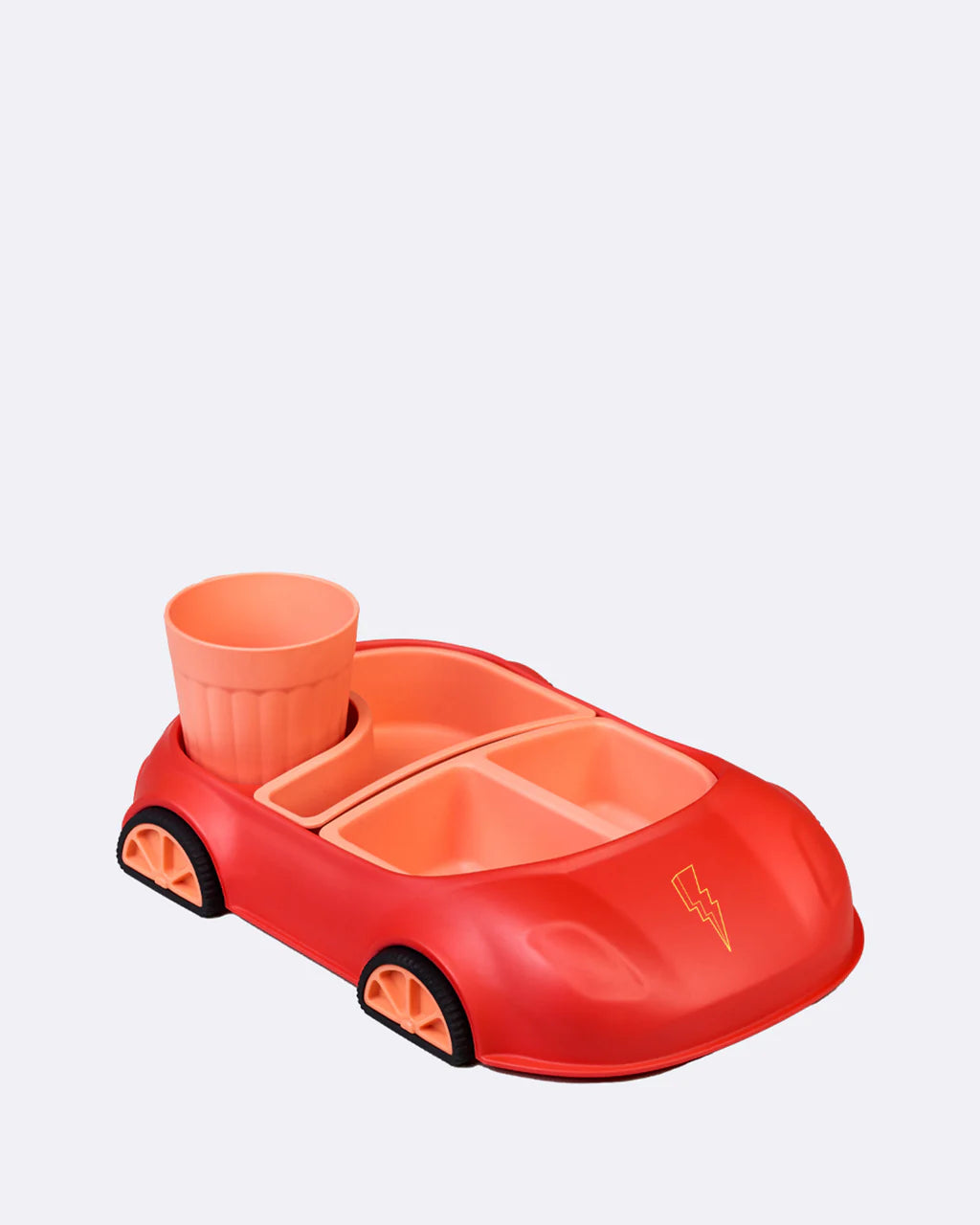 Chicmic bioloco plant Kids tabelware-Set - car red lightning