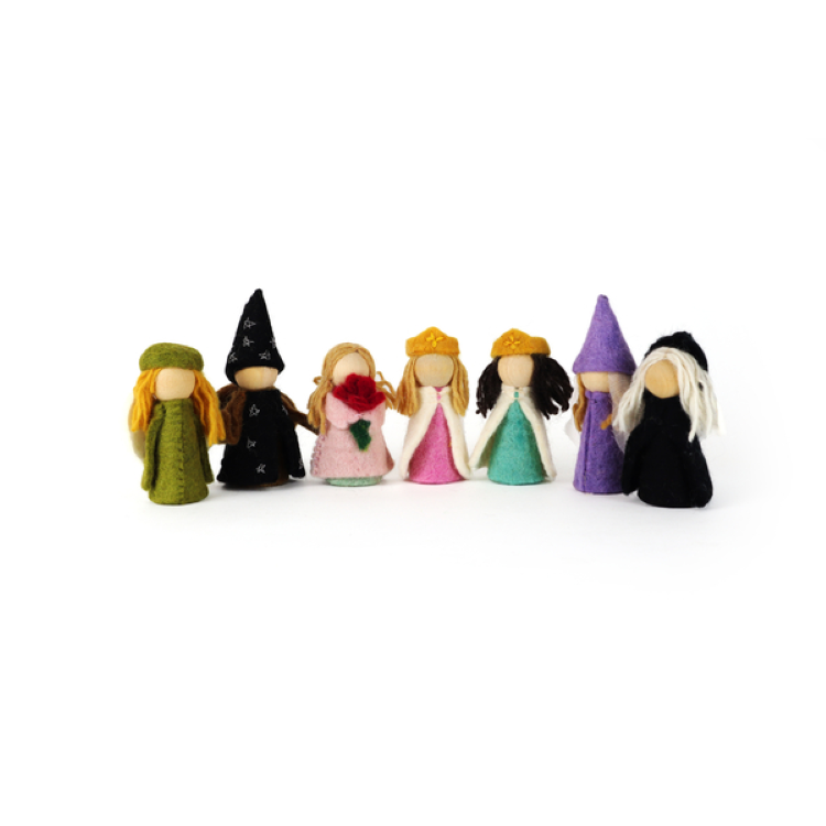BAUSPIEL Märchenfiguren Filz