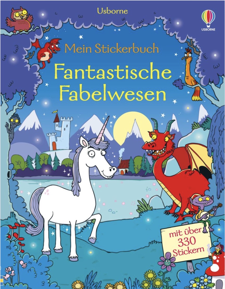 Uborne Mein Stickerbuch Fantastische Fabelwesen